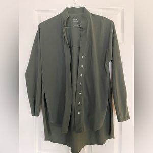 Something borrowed shirt XS moss